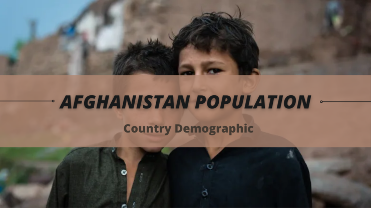 People demographic of afghanistan